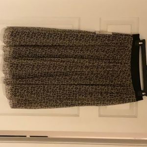 Brand new animal print skirt